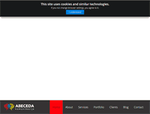 Tablet Screenshot of abeceda-komunikacije.com